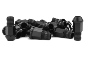 Gorilla Aluminum Open End Black Lug Nuts 12x1.25 - Universal