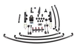 IAG PTFE Fuel System Kit w/ Injectors, Lines, FPR, Fuel Rails - Subaru WRX 2008 - 2014