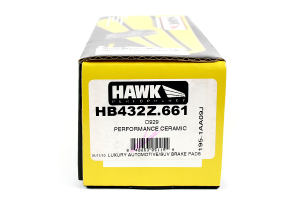 Hawk Performance Ceramic Front Brake Pads - Subaru Models (inc. 2003-2005 WRX / 2003-2010 Forester)