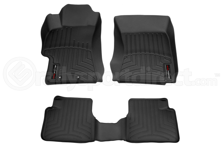 Weathertech Floorliner Black Front And Rear Subaru Wrx Sti 2011 2014 44166 1 2 Rallysport Direct