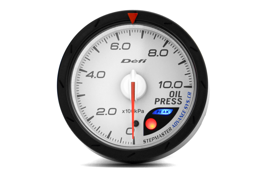Defi Advance CR Oil Pressure Gauge 60mm White 2 DF08901