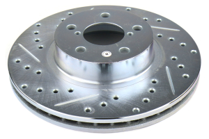 Stoptech C-Tek Sport Drilled and Slotted Front Rotor Pair - Subaru Models (inc. 1998-2001 Impreza 2.5RS)