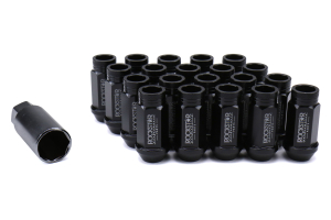 Mishimoto Rockstar Aluminum Locking Lug Nuts Black 12x1.25 - Universal