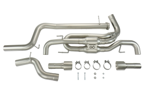 cp-e MazdaSpeed3 Dual 3in Cat-Back Exhaust System - Mazdaspeed3 2010-2013