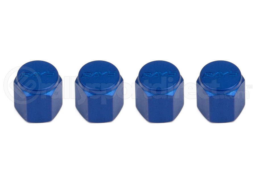 Volk Racing Rays Valve Stem Caps Blue (Part Number: WVALBL2) Volk Racing Rays Valve Stem Caps Blue (Part Number: )