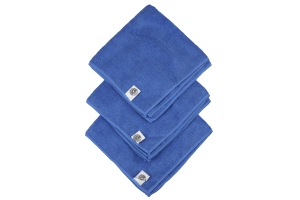 Chemical Guys Ultrafine Microfiber Towels Blue (15inX15in) 3 Pack - Universal