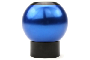 AutoStyled Shift Knob Black w/ Blue Aluminum Center - Ford Focus RS 2016+ / Ford Focus ST 2013+ / Ford Fiesta ST 2014+