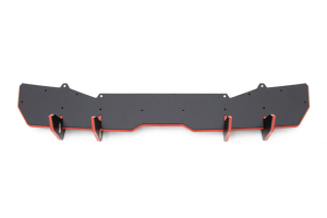 Maxton Design Racing Rear Diffuser Black & Red w/ Red Vertical Bars - Subaru WRX / STI 2015-2021