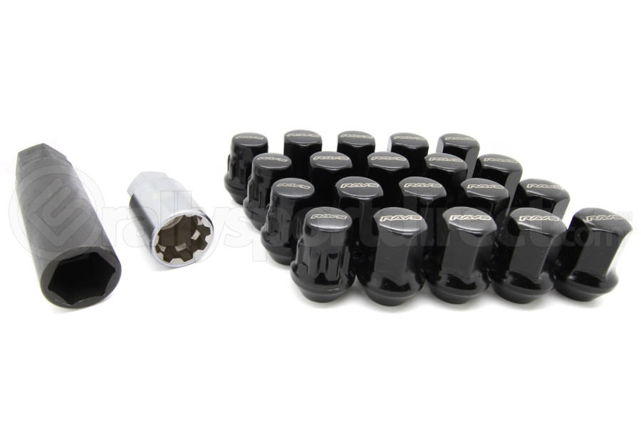 Volk Racing Rays 17 Hex 12x150 Lug Nuts Black W171215b