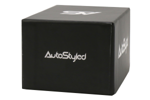 AutoStyled 6 Speed Shift Knob Black w/ Stainless Steel Center - Subaru STI 2004+ / Subaru WRX 2015+ / Subaru BRZ 2013+ / Scion FR-S 2013+ / Toyota 86 2017+