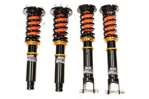 SF Racing Sport Coilovers w/ Front Camber Plate and Rear Pillowball Mount 10K/8K Springs - Subaru Legacy 2005 - 2009