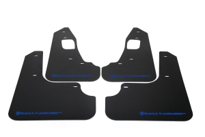 Rally Armor UR Mudflaps Urethane - Mitsubishi Evo X 2008-2015