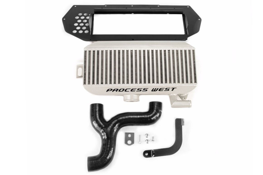 Process West JDM Top Mount Intercooler Kit Silver Mitsubishi