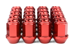 KICS Project Leggdura Racing Red Lug Nuts 12x1.25 - Universal