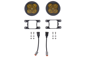 Diode Dynamics SS3 Sport Fog Light Kit Yellow - Subaru Models (inc. WRX 2015 - 2020)