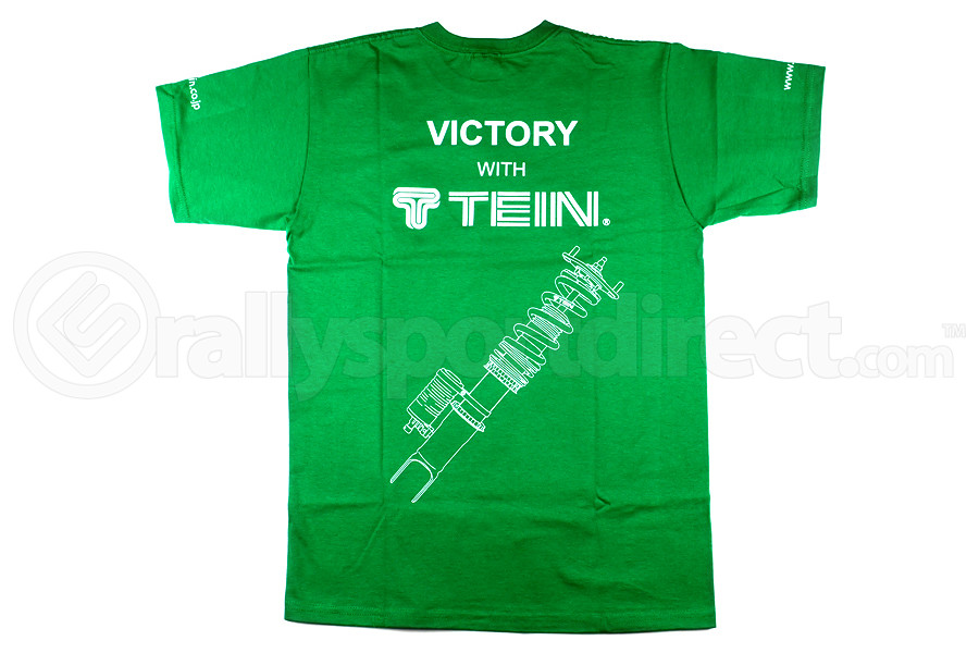 Tein Coilover T-Shirt Green (Part Number: TN004-005) Tein Coilover T-Shirt Green - Universal