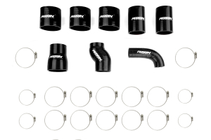 PERRIN Boost Tube Kit Black Piping Black Couplers - Subaru STI 2008-2014