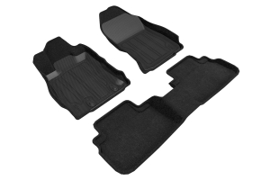 3D MAXpider Elegant Hybrid Floor Liners Black - Subaru Forester 2019-2021