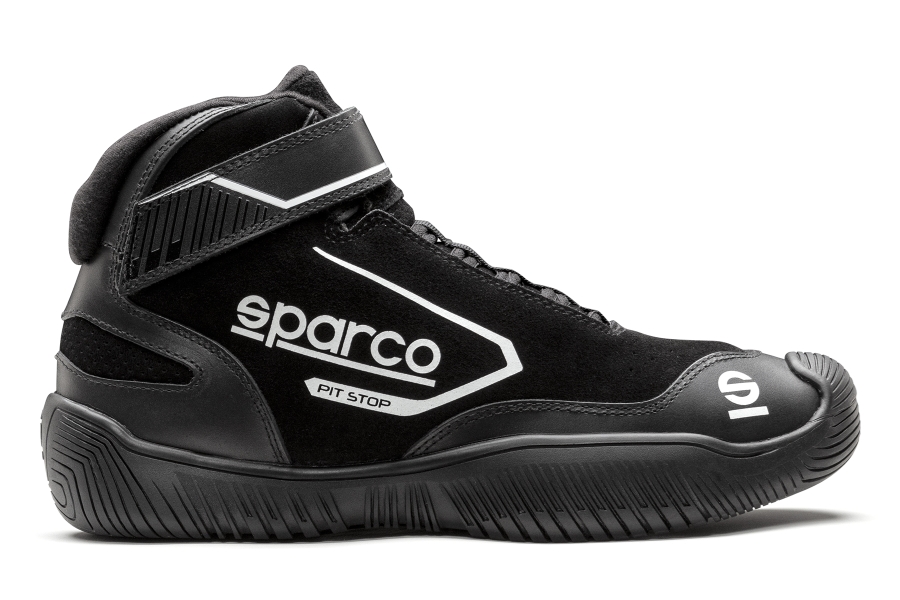 Sparco Pit Stop Shoes Black - Universal