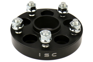 ISC Suspension 5x100 to 5x114.3 25mm Wheel Adapters Black - Subaru Models (inc. 2002-2014 WRX)