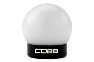COBB Tuning Delrin Shift Knob White/Black - Ford Mustang 2015+