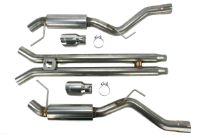 MBRP 3in Cat Back Exhaust Race Version - Ford Mustang GT 2015+