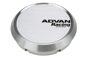 Advan Racing Centercap 73 Flat Type Silver - Universal