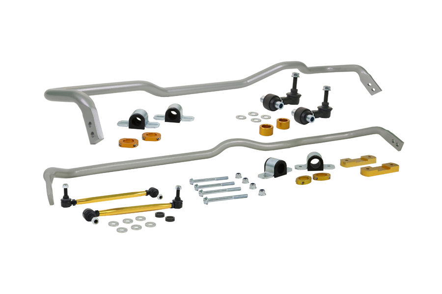 Whiteline Front and Rear Sway Bar Kit w End Links and Mounts