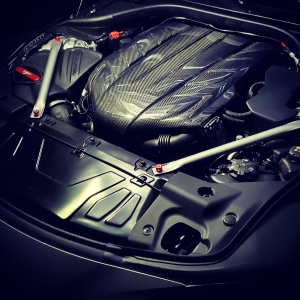 OLM Carbon Fiber Engine Cover - Toyota Supra 2020+