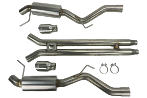 MBRP 3in Street Version Dual Cat Back Exhaust System - Ford Mustang GT 2015+