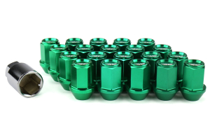 KICS Leggdura Racing Lug Nuts Light Green M12X1.25 - Universal