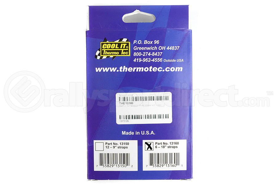 Thermo Tec Snap Strap Kit 18in (QTY 6) (Part Number: 13160) Thermo Tec Snap Strap Kit 18in (QTY 6) (Part Number: )