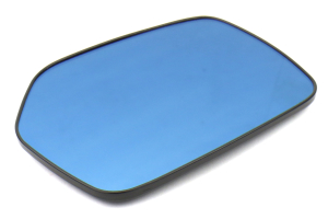 OLM Wide Angle Convex Mirrors w/ Turn Signals / Defrosters Blue - Subaru WRX / STI 2015-2020