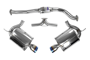 Invidia Q300 Cat Back Exhaust Titanium Tips - Honda S2000 2000-2009