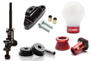 COBB Tuning Stage 2+ Drivetrain Package w/ Red Lockout and White / Red Shift Knob - Subaru STI 2004 - 2020