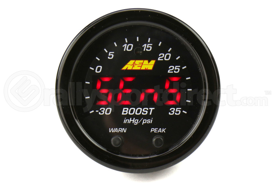 AEM Electronics XSeries Boost Gauge 52mm 300306 Free Shipping