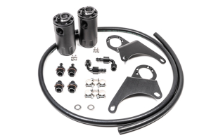 Radium Dual Catch Can Kit Fluid Lock - Mitsubishi EVO 8-9 2003-2007