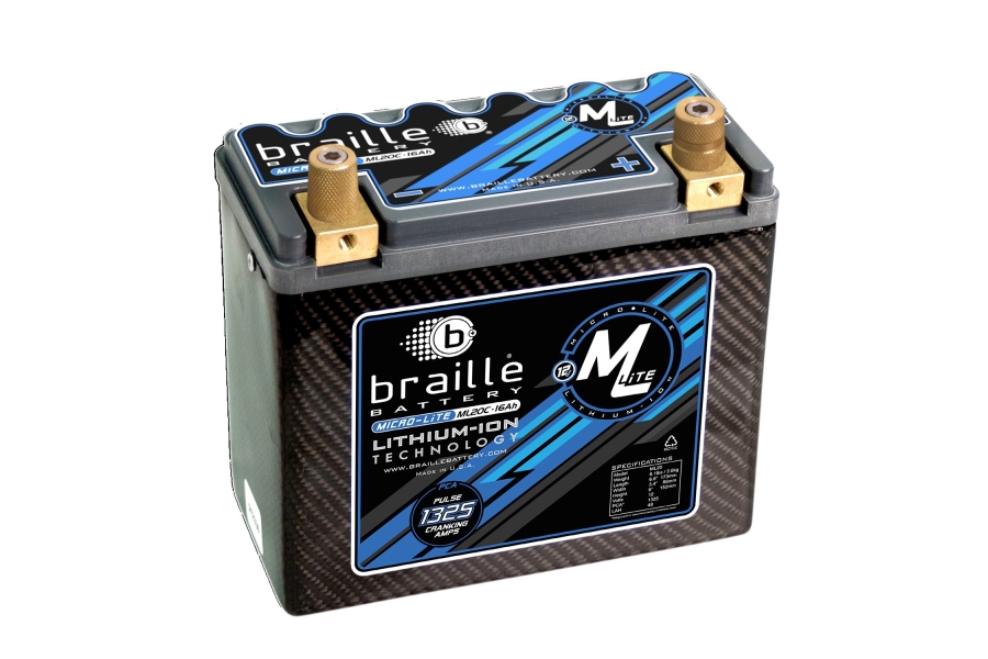 Braille MicroLite ML20C Lithium Battery - Universal