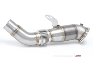 AMS Performance Street Downpipe w/ Ultra High Flow GESI Catalytic Converter - Toyota Supra 2020+