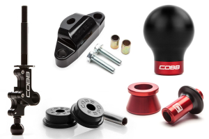 COBB Tuning Stage 2+ Drivetrain Package w/ Red Lockout and Black / Red Shift Knob - Subaru STI 2004 - 2020