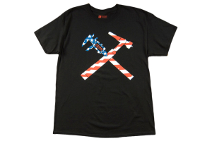 GrimmSpeed Torch and Caliper Flag T-Shirt Black - Universal