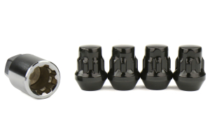 KICS Bull Lock Wheel Lock Set 19mm 12X1.25 Black - Universal