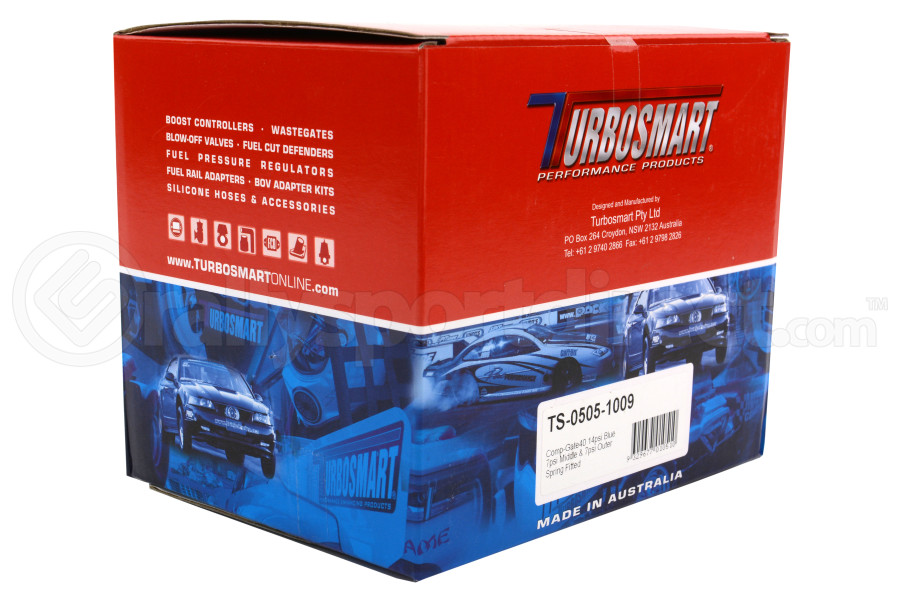 Turbosmart Comp-Gate40 Wastegate Blue (Part Number: TS-0505-1009) Turbosmart Comp-Gate40 Wastegate Blue (Part Number: )