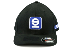 Sparco Hat Icon Black Large/XLarge FlexFit Tuning - Universal