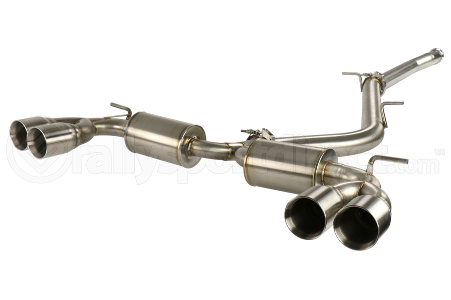Nameless Performance Cat Back Exhaust 5in Mufflers Staggered