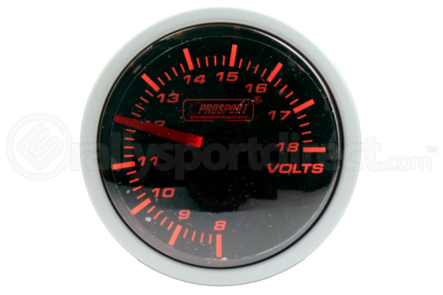 ProSport Volt Gauge 52mm AmberWhite 216BFWAVOSM Free Shipping