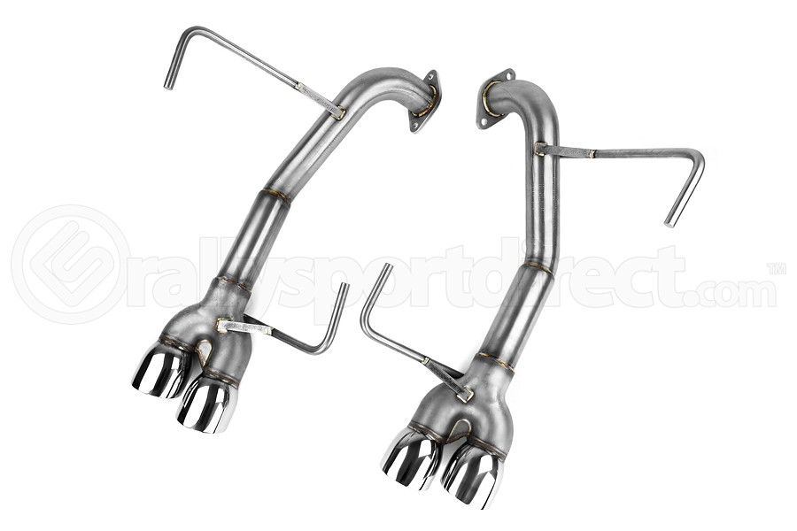 Nameless Performance Muffler Delete Double Wall Polished Tips