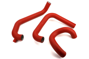 PERRIN Boost Tube Kit Red Piping Black Couplers - Subaru STI 2015+