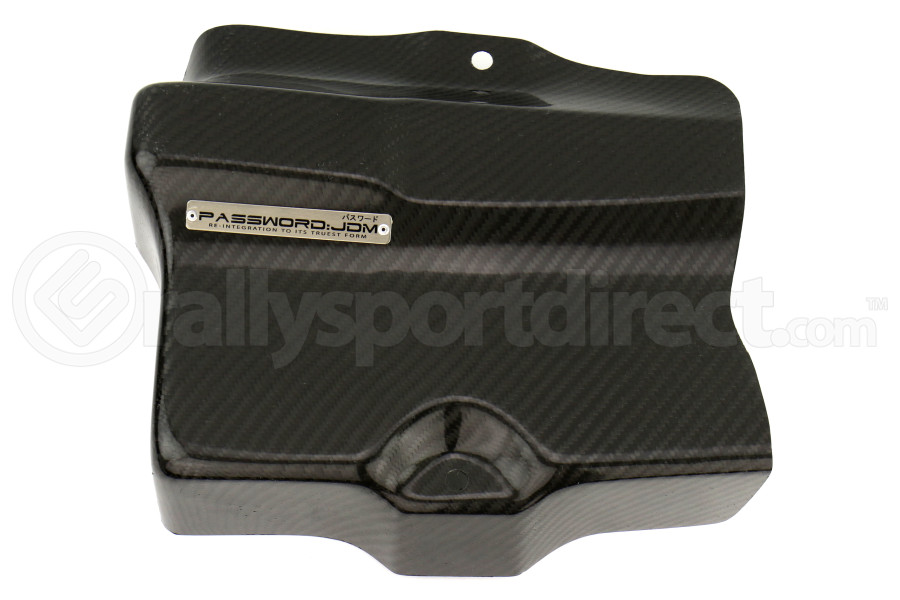 Password JDM Carbon Fiber Battery Cover Subaru WRX STI 20082014