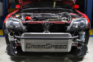 Grimmspeed Front Mount Intercooler Kit w/ Black Piping - Subaru STI 2008-2014